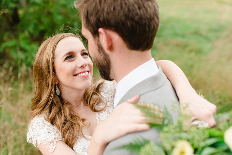 Dusty Blue and Sage Green Fall Farm Wedding at 48 Fields in Leesburg VA